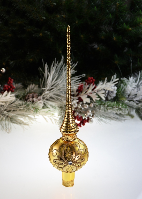 Szpic złoty dekorowany [35cm]