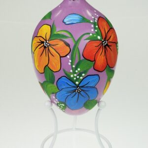 Jajko szklane purpurowe [12cm]