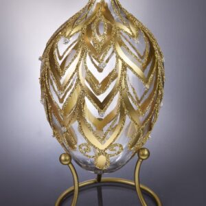 Jajko złote zdobione [12cm]