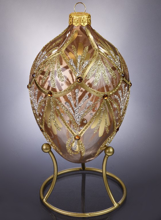 Jajko dekorowane Golden [12cm]