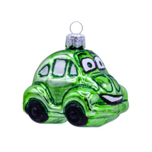Bombka z zielonym autem