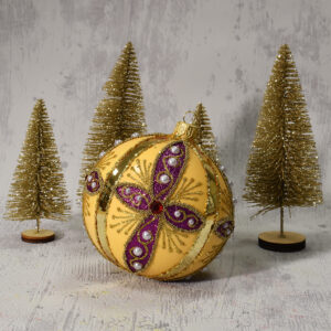 Fioletowy ornament 1szt.