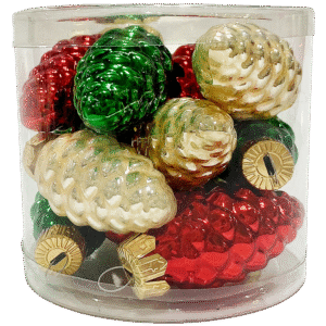 Zestaw kolorowe szyszki