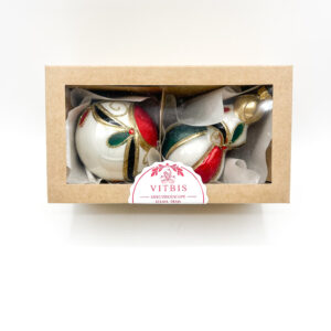 Zestaw bombka i berło ARLEKIN [8cm]