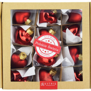 Zestaw czerwone serduszka