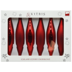 Zestaw sople czerwone