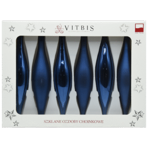 Zestaw sople granatowe [6szt.] 15cm