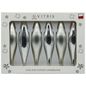 Zestaw sople srebrne