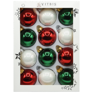 Zestaw bombek tradycyjny [12szt.] 6cm