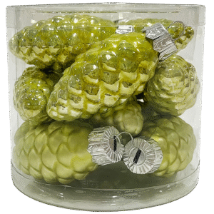 Zestaw szyszek pistacja [12szt.] 6cm