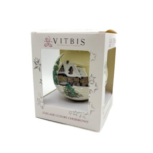 Bombka pistacjowy pejzaż [10cm]