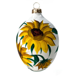 Jajko szklane Słoneczniki [12cm]