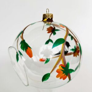 Wiosna na szkle. Strażnik kwitnącej gałązki [15cm]