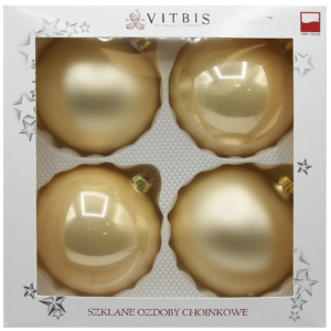 Zestaw bombek szampanowych [10cm] 4szt