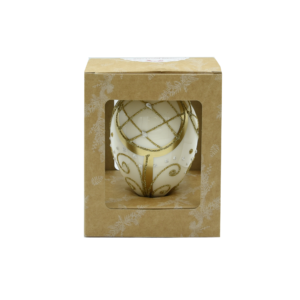 Bombka jajko a’la faberge – Królowa Świąt [11cm] 1szt.