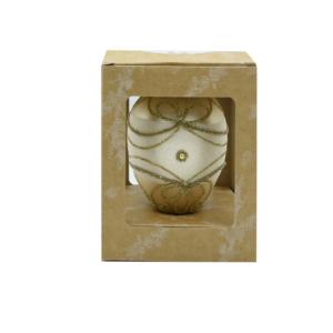 Bombka jajko a’la faberge – Królowa Świąt [11cm] 1szt.