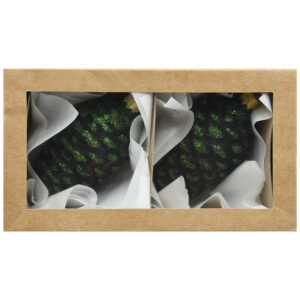 Zestaw brązowe szyszki 2szt. [11cm]