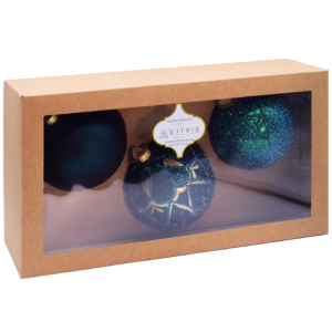 Zestaw granatowy Velvet [10cm] 3 szt.