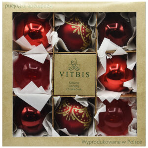 Zestaw bombek choinkowych [8cm] 8szt.