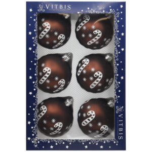 Zestaw bombek [ 8cm] 6szt.