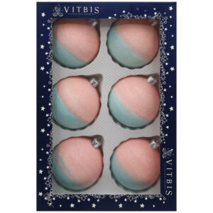 Zestaw bombek pastelowych [8cm] 6szt.